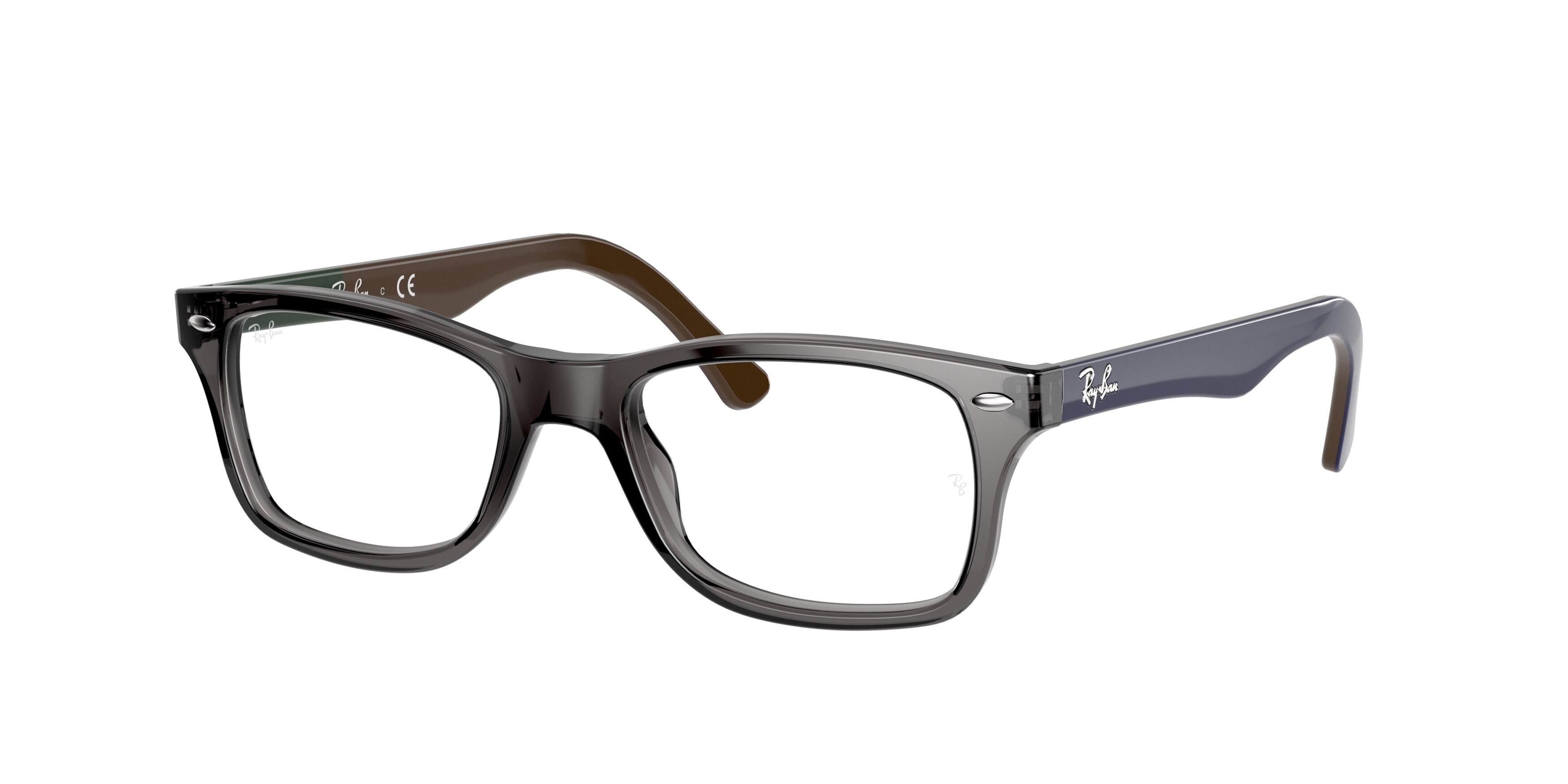 Ray-Ban RX5228 Highstreet 5546 Men's Eyeglasses Clear Size 50 (Frame Only) - Blue Light Block Available
